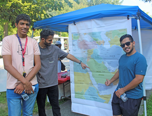 Saudia Arabia students at One World Day